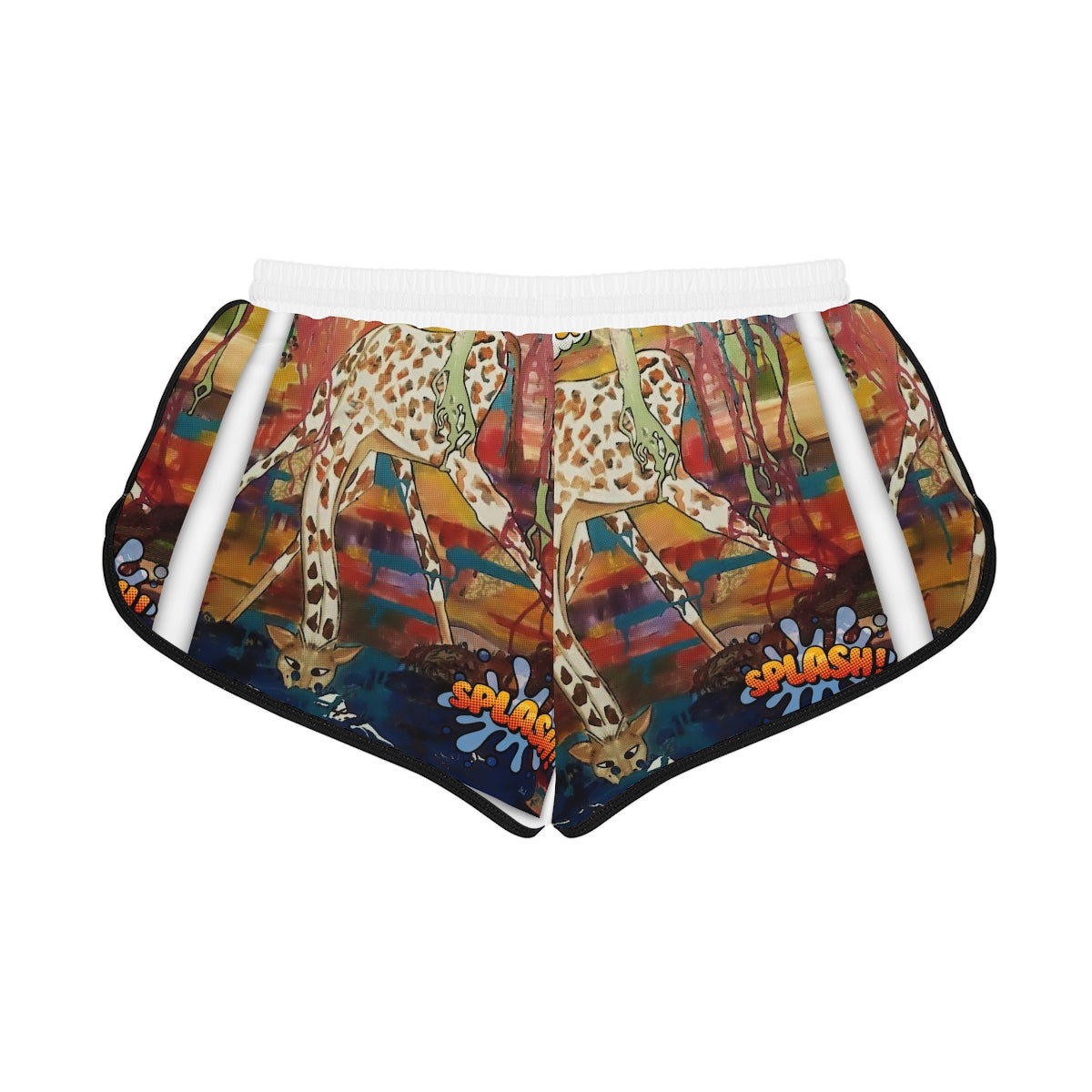 Women's Relaxed Shorts (AOP) HETTIE SPLASH