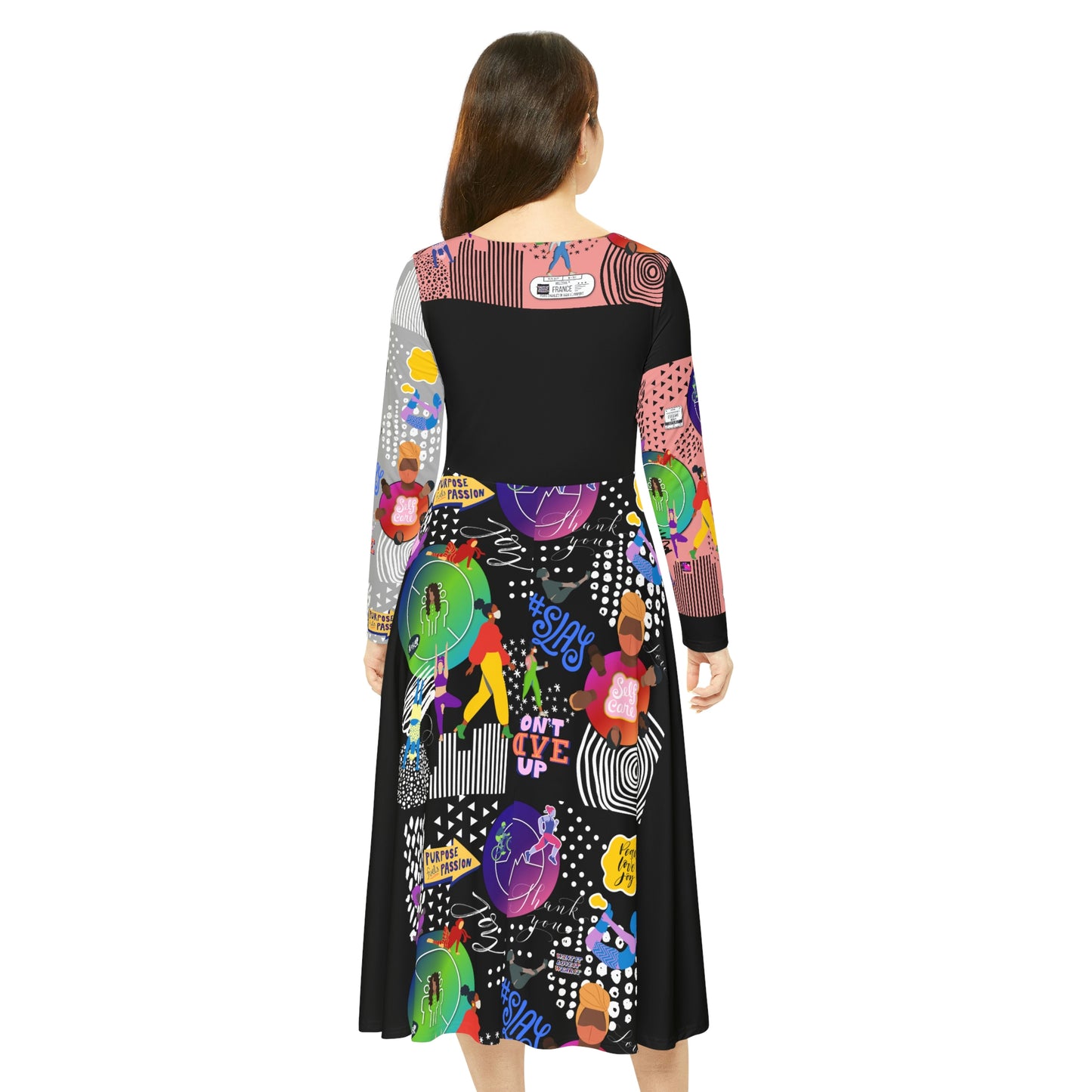 Women's Long Sleeve Dance Dress SASSY