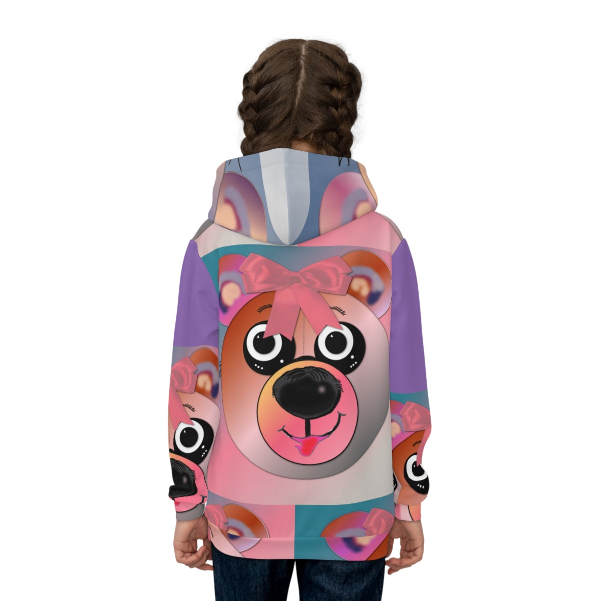 Children's Hoodie TEDDY IN PINK
