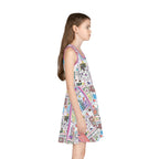 Girls' Sleeveless Sundress (AOP) DANCE IN THE RAIN
