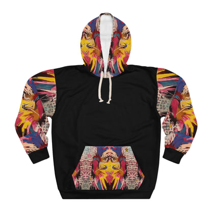 ENIGMA HAND-PAINTED Unisex Pullover Hoodie (AOP)