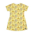 All Over Print T-Shirt Dress Cascade