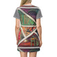 ADHD MENTAL HEALTH AWARENESS T-Shirt Dress (AOP)
