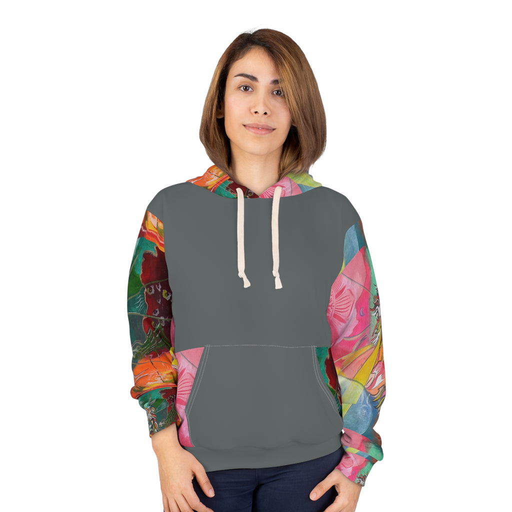 LION ECLECTIC BEAUTY Unisex Pullover Hoodie (AOP)