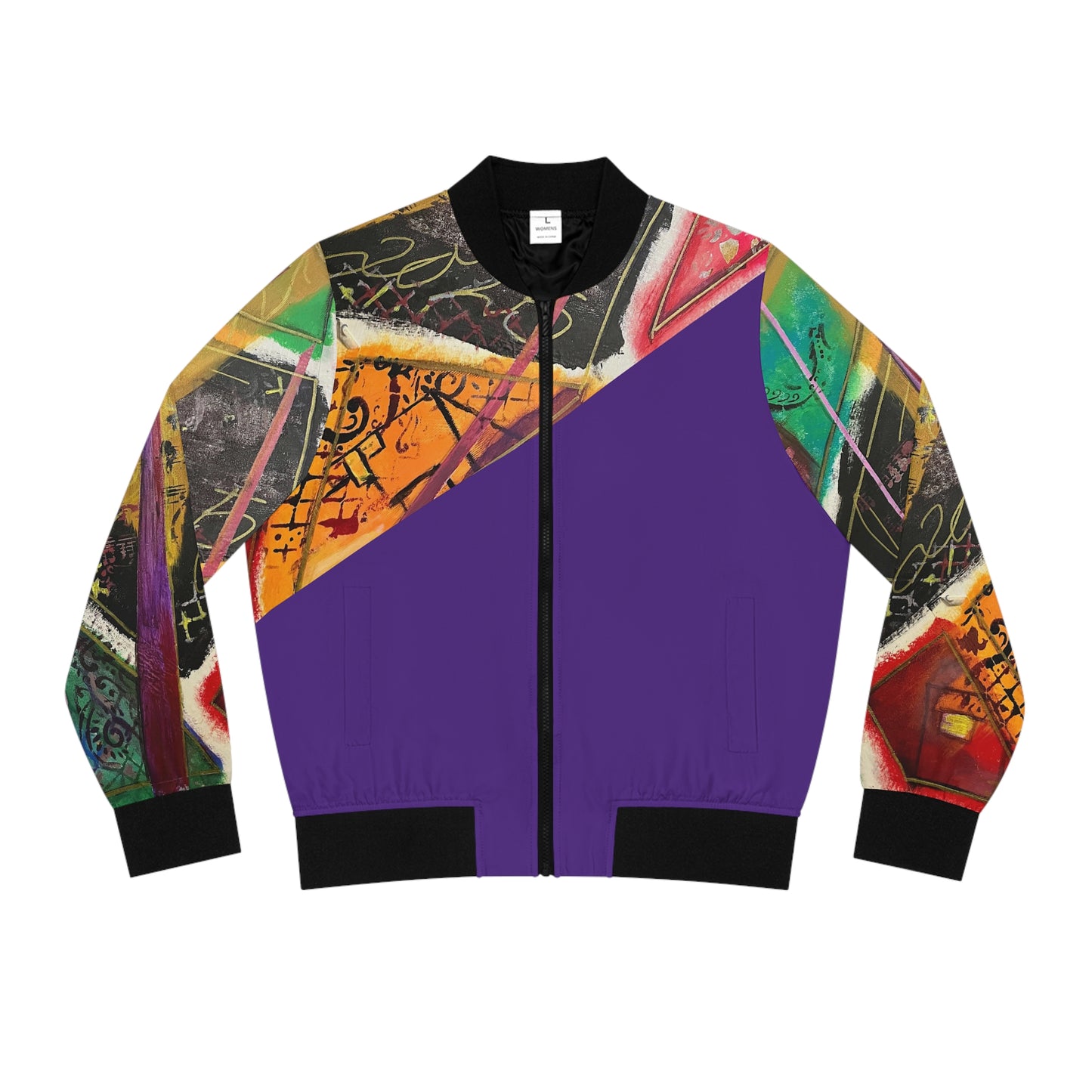 TAPED ART Women's Bomber Jacket (AOP)