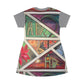 ADHD MENTAL HEALTH AWARENESS T-Shirt Dress (AOP)