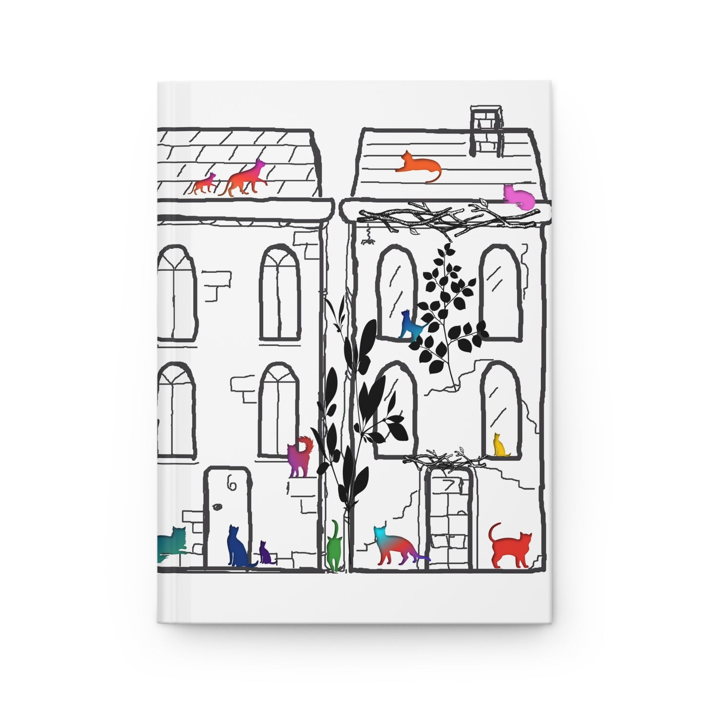 Hardcover Journal Matte - CAT HOUSE