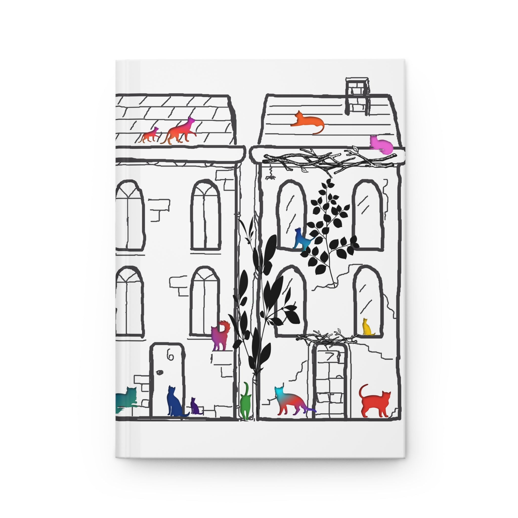 Hardcover Journal Matte - CAT HOUSE