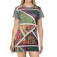 ADHD MENTAL HEALTH AWARENESS T-Shirt Dress (AOP)