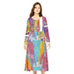 Women's Long Sleeve Dance Dress (AOP) CALYPSO DREAM