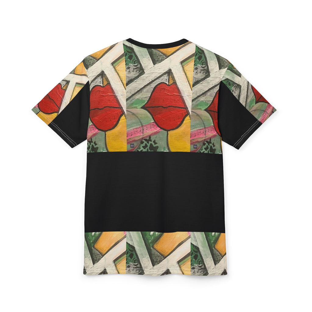 LIPS Unisex Cut & Sew Tee (AOP)