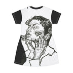 LADY BUTTERFLY T-Shirt Dress (AOP)