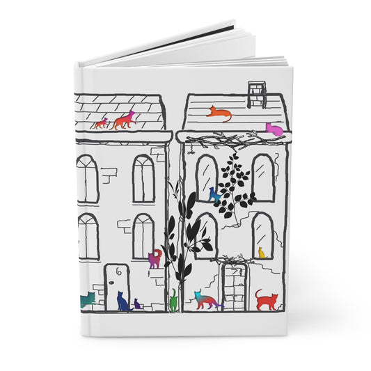 Hardcover Journal Matte - CAT HOUSE