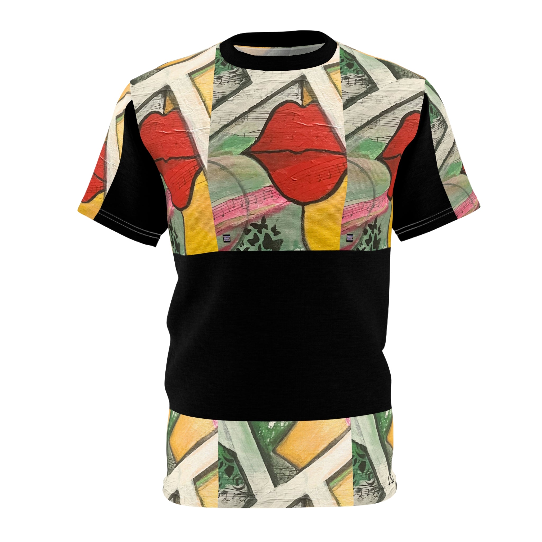 LIPS Unisex Cut & Sew Tee (AOP)