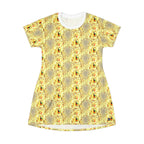 All Over Print T-Shirt Dress Cascade