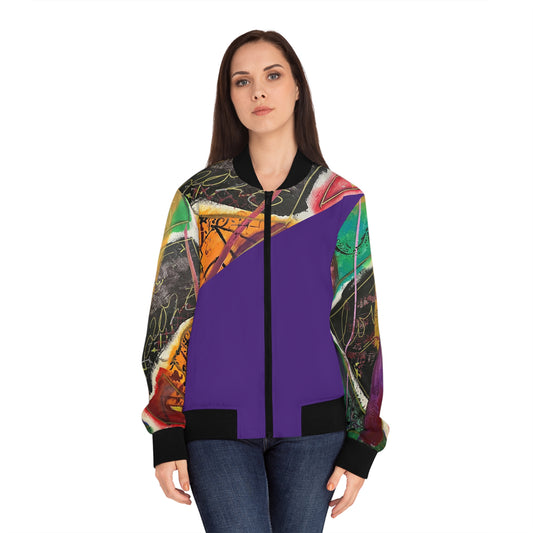 TAPED ART Women's Bomber Jacket (AOP)