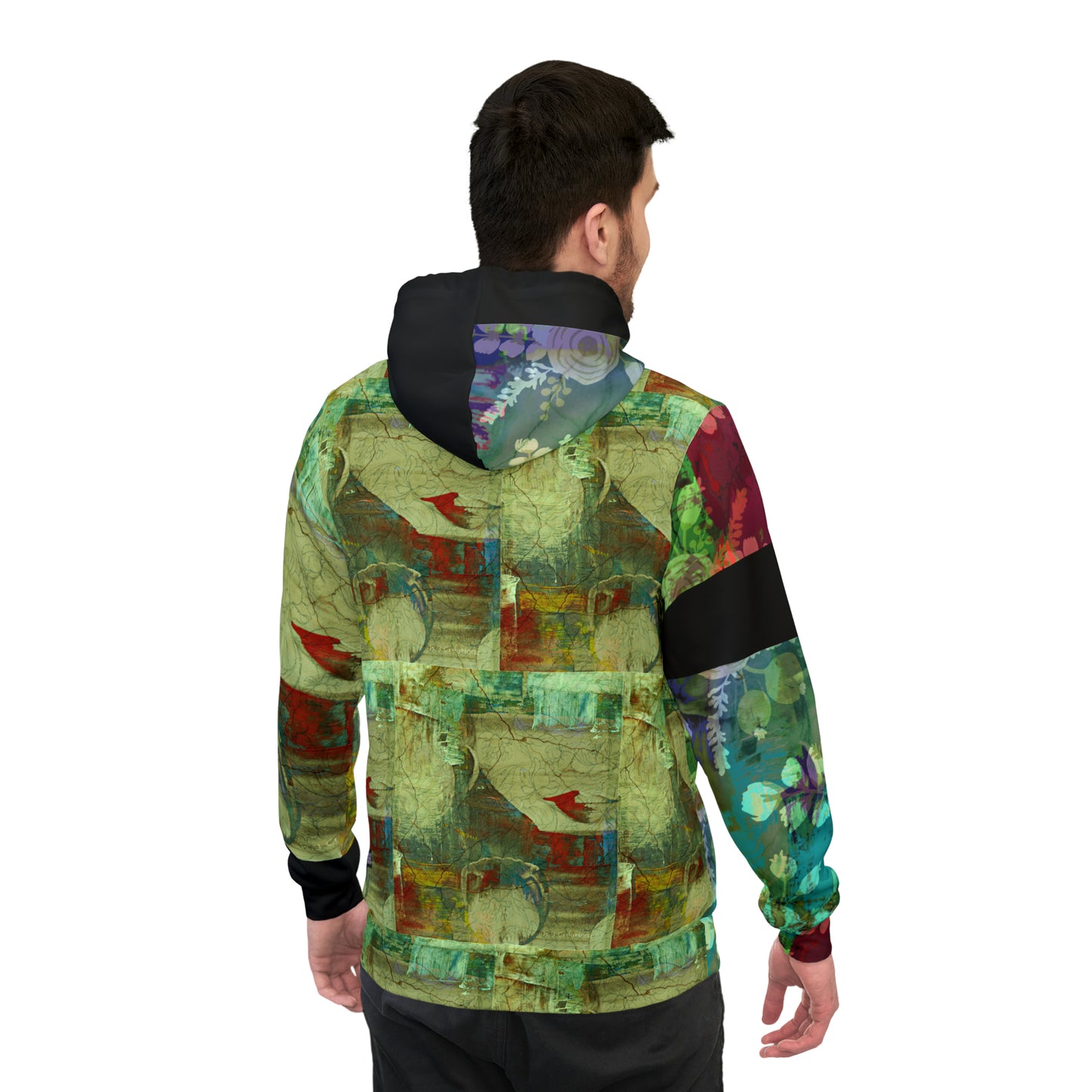 TULIP GIRL Athletic Hoodie (AOP)