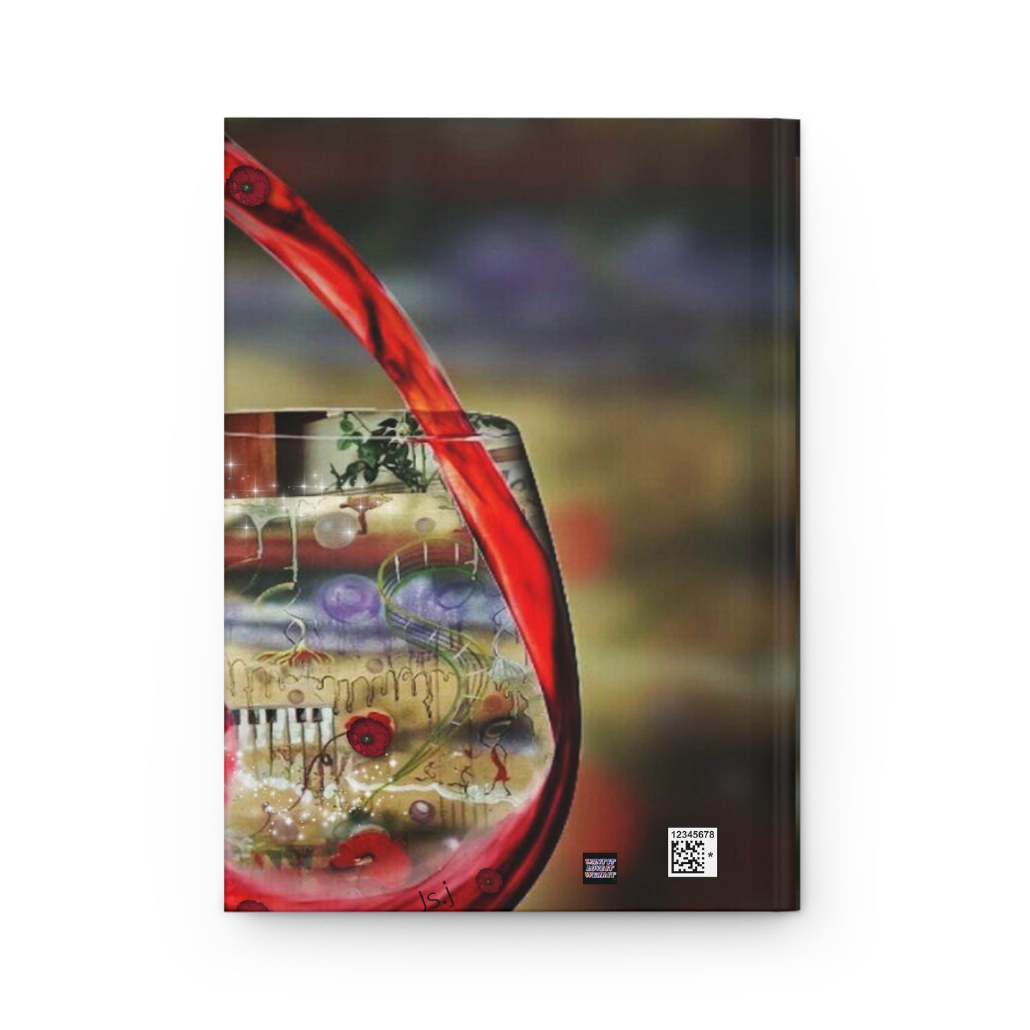 Hardcover Journal Matte - WINE O'CLOCK