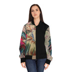 HAND-PAINTED EAGLE Women's Bomber Jacket (AOP)