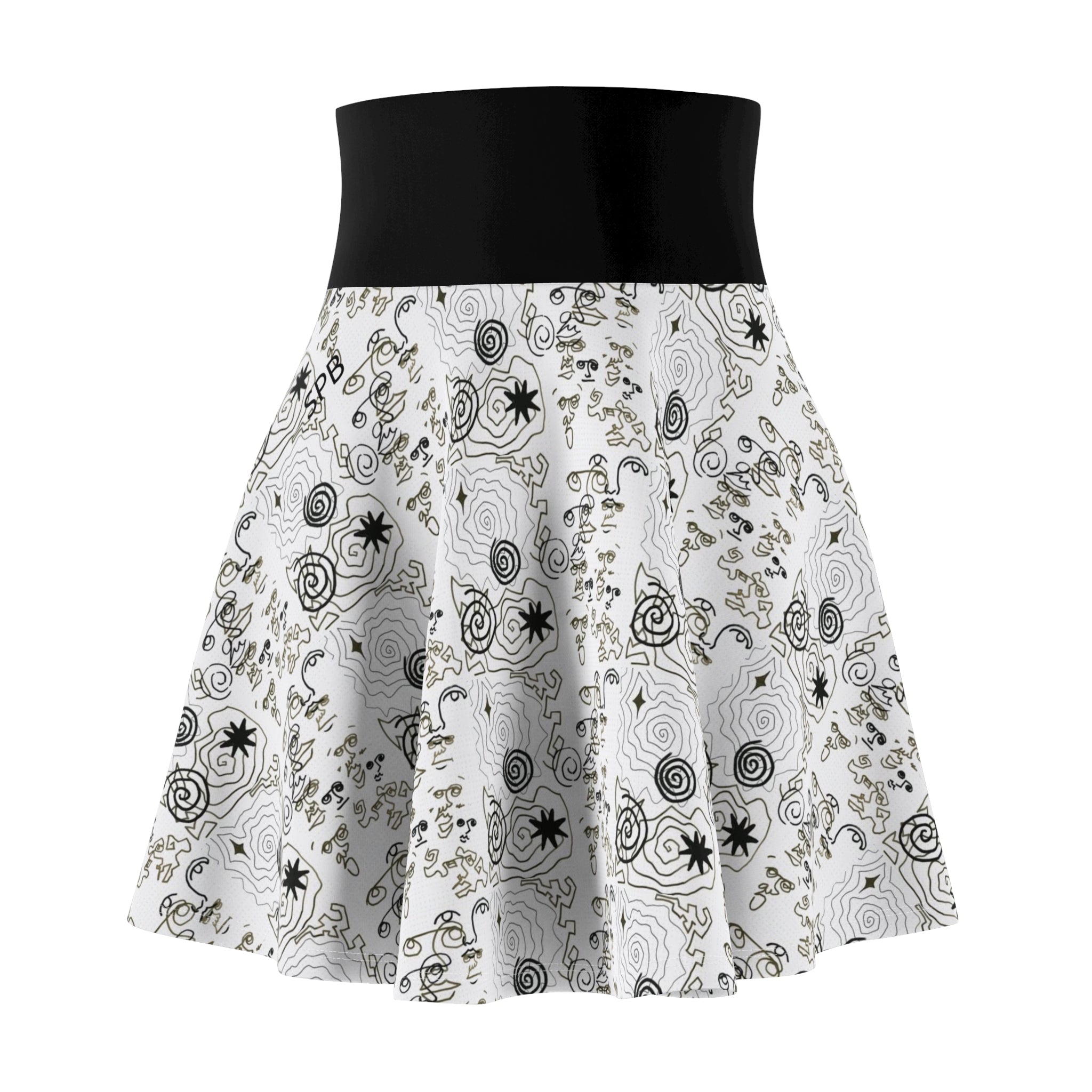 SPB Women's Skater Skirt (AOP)