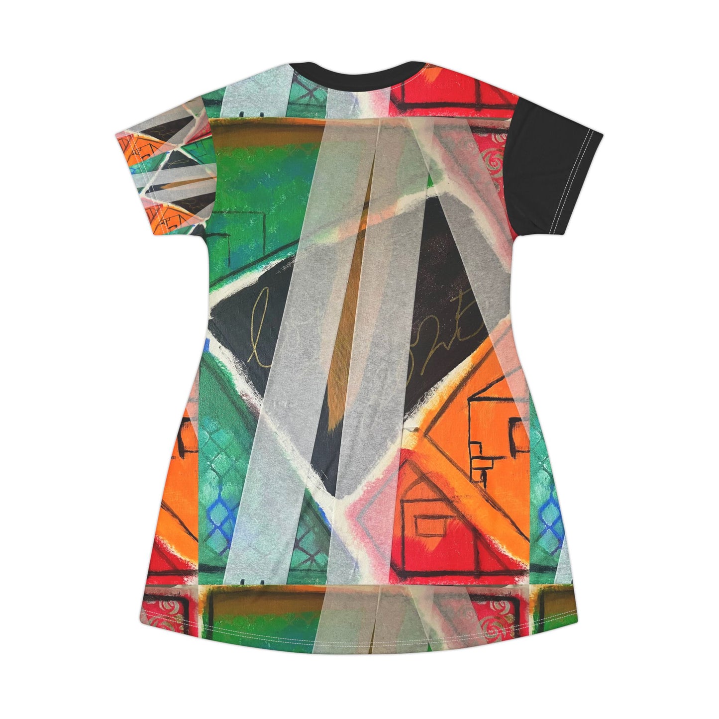 TAPED ART 4U T-Shirt Dress (AOP)