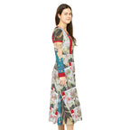 Women's Long Sleeve Dance Dress (AOP) TREE OF HOPE