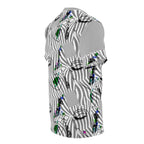 Unisex AOP Cut & Sew Tee ZEBRA STRIPES & DOODLES