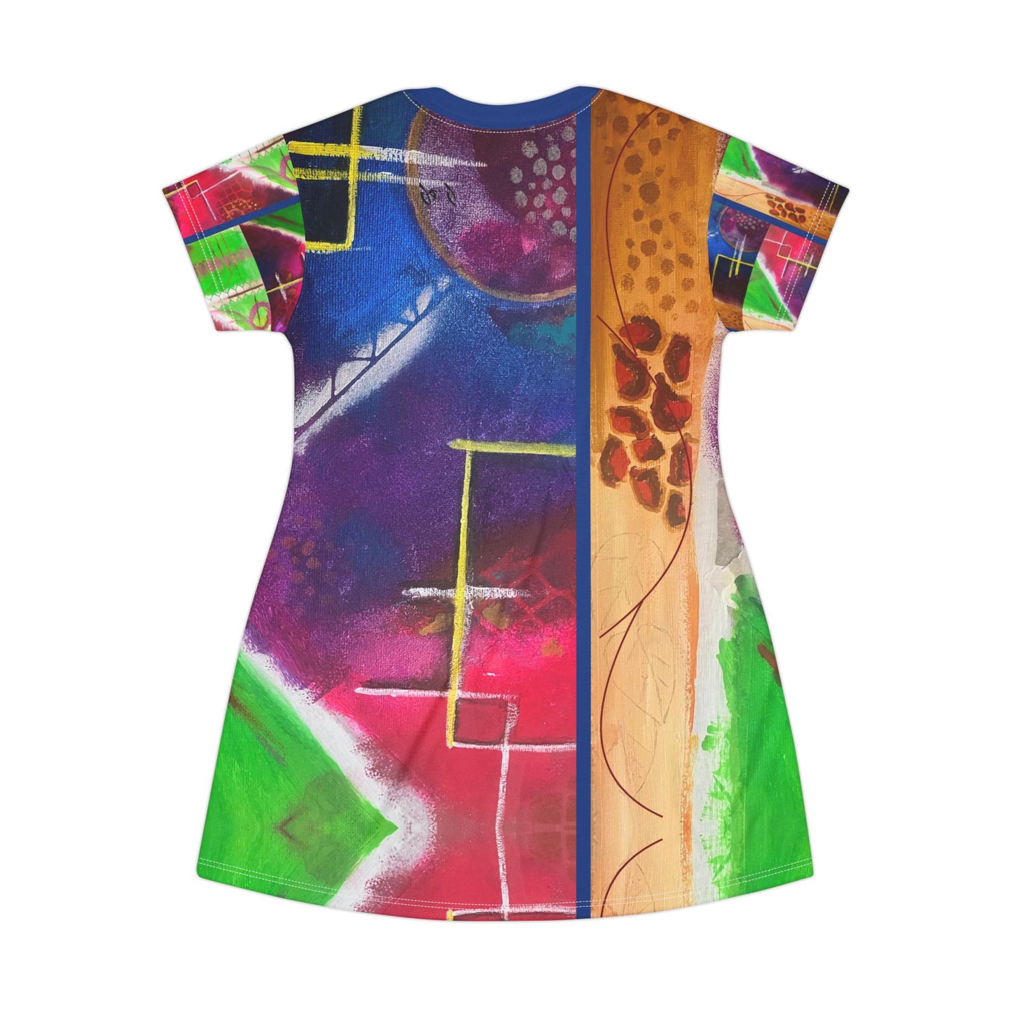 ECLECTIC ART T-Shirt Dress (AOP)