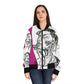 LADY BUTTERFLY Women's Bomber Jacket (AOP)