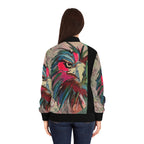 HAND-PAINTED EAGLE Women's Bomber Jacket (AOP)