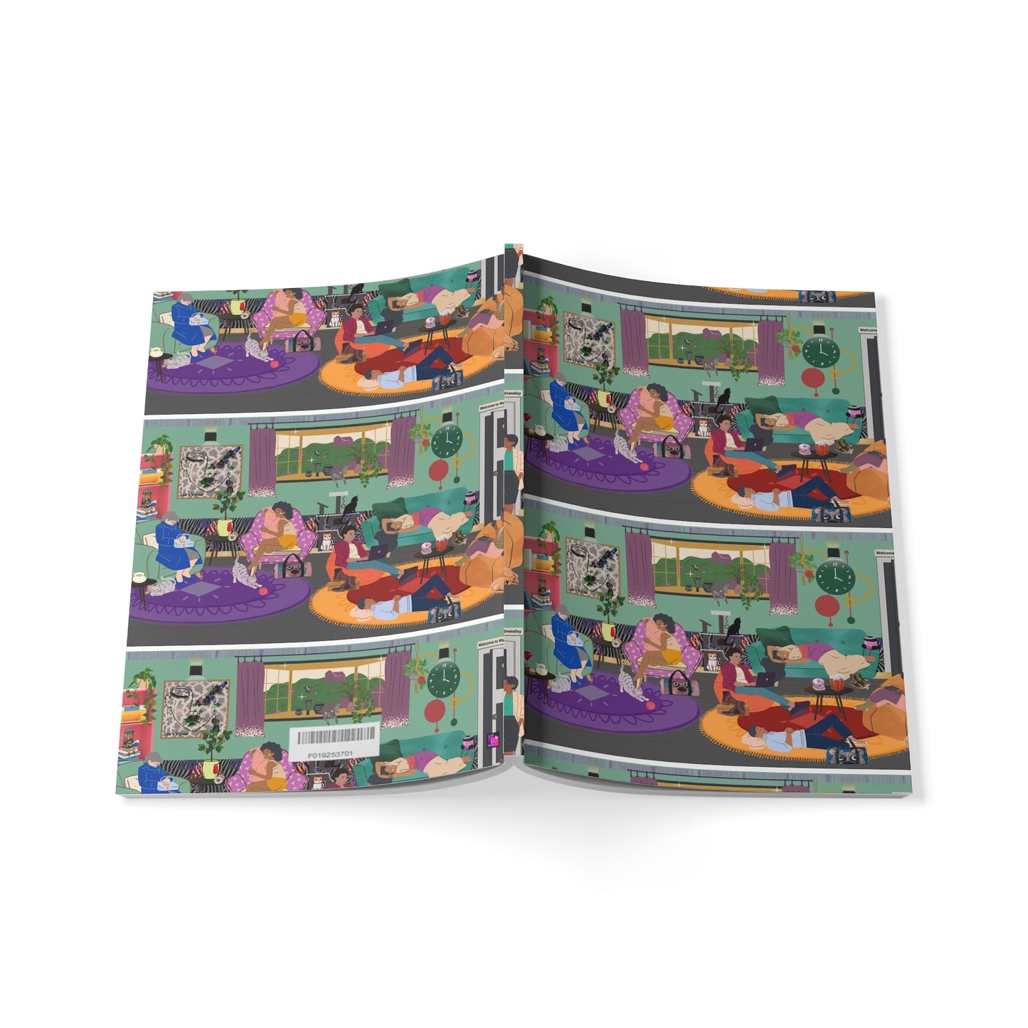 CHILLIN" Softcover Notebook, A5