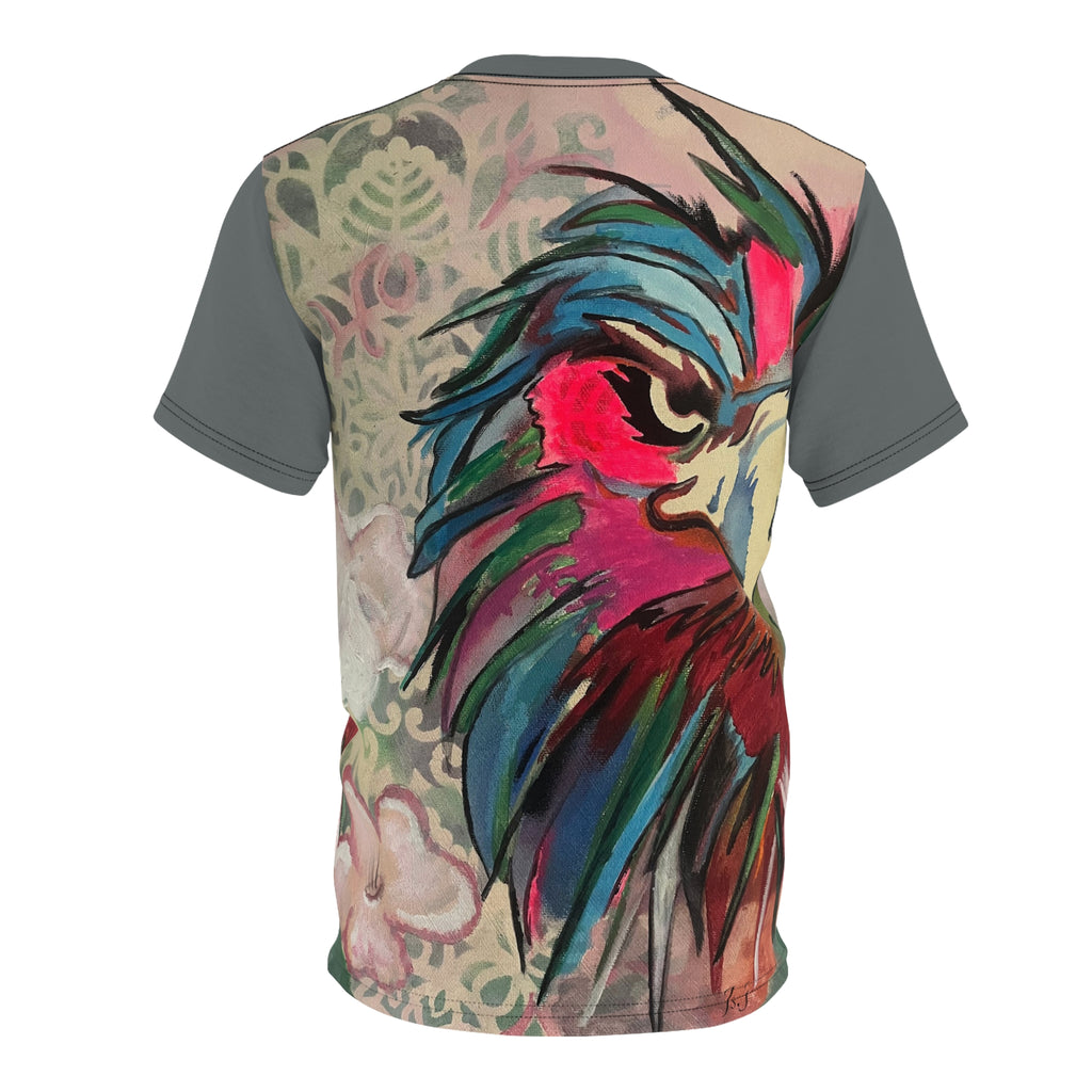 HAND-PAINTED EAGLE Unisex Cut & Sew Tee (AOP)