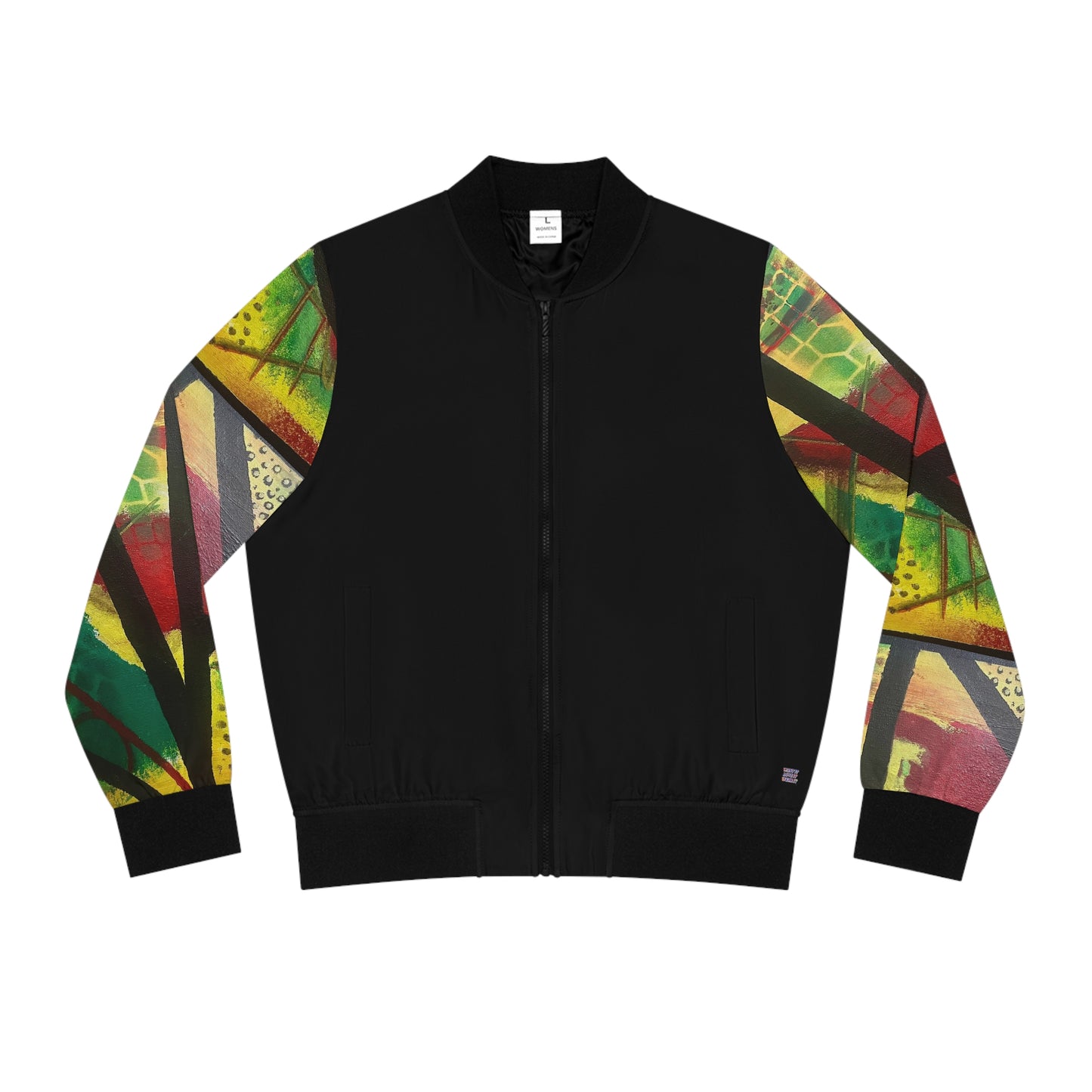 JAMAICA COLOURS Women's Bomber Jacket (AOP)