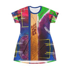 ECLECTIC ART T-Shirt Dress (AOP)