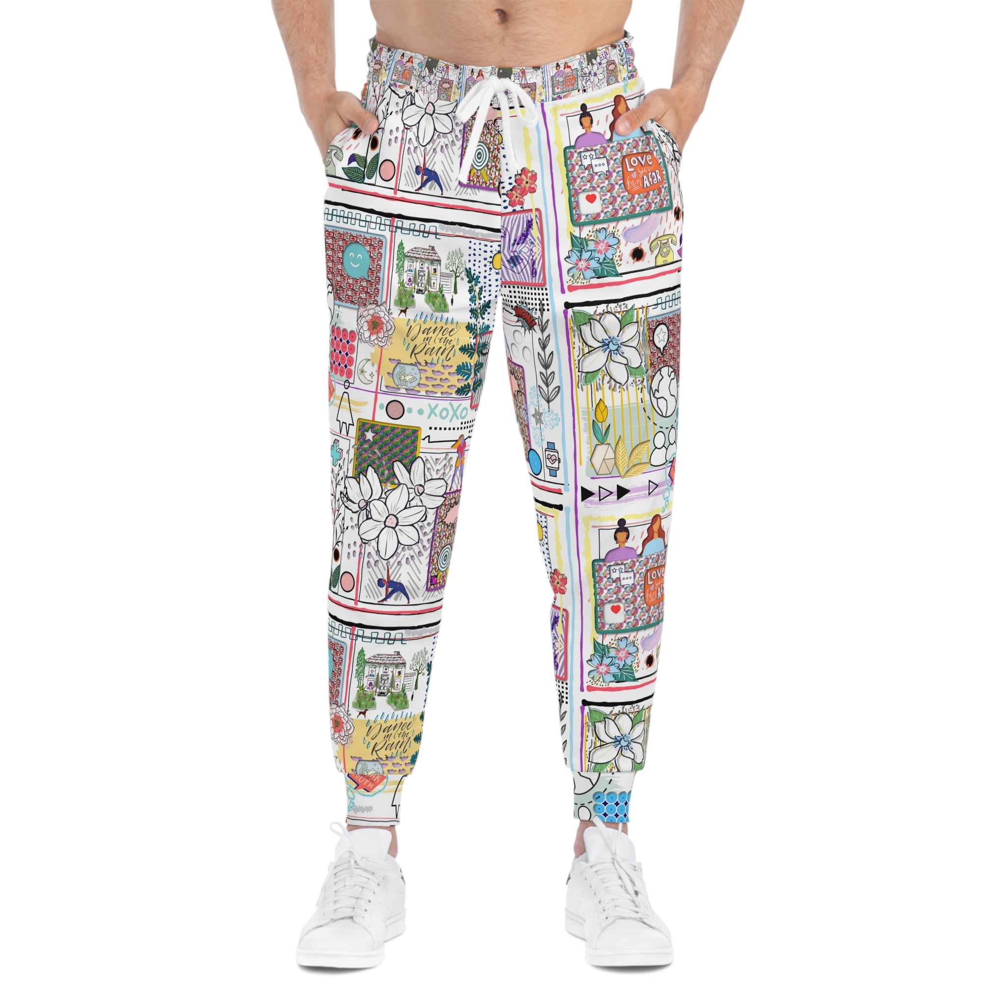 Athletic Joggers (AOP) UNISEX - DANCE IN THE RAIN