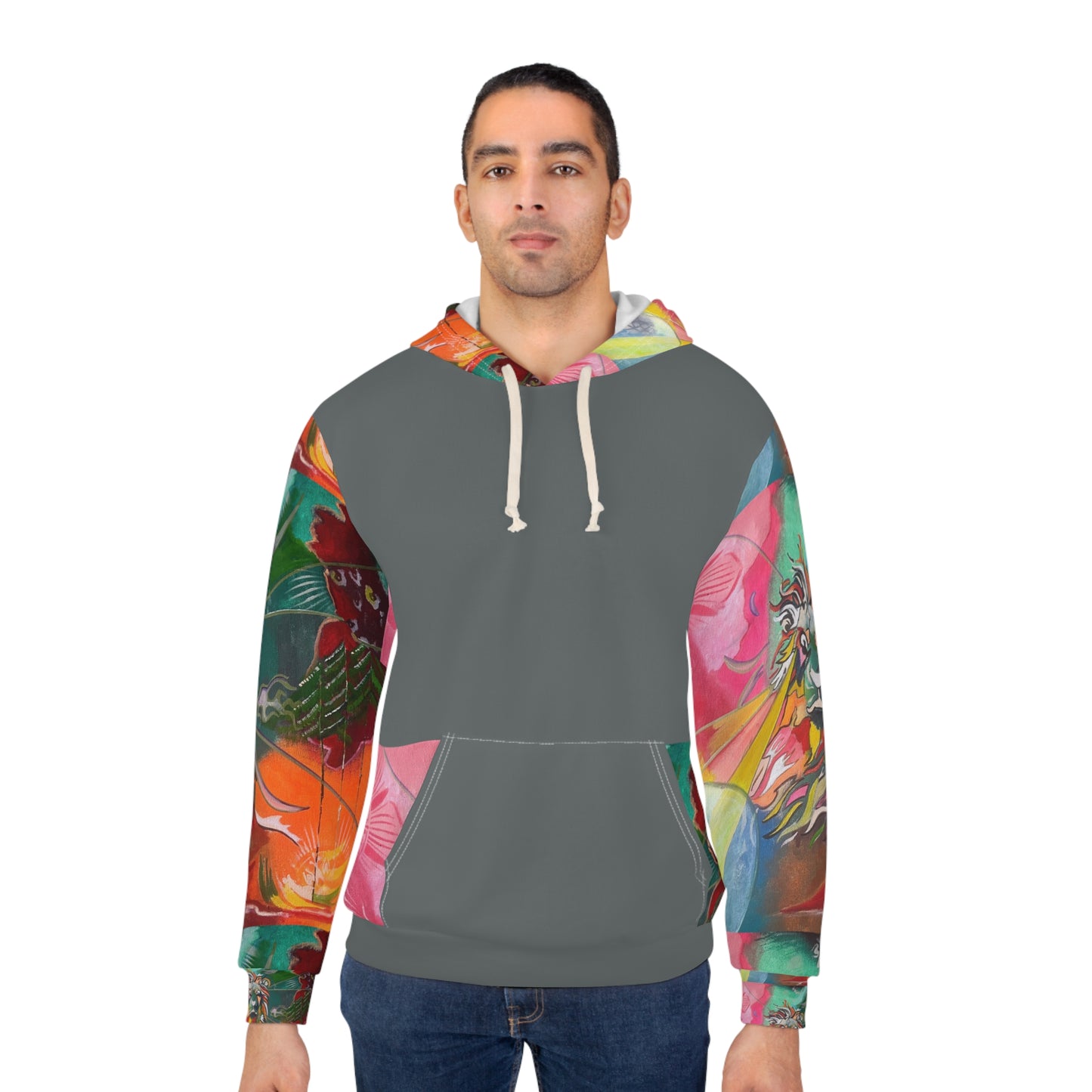 LION ECLECTIC BEAUTY Unisex Pullover Hoodie (AOP)