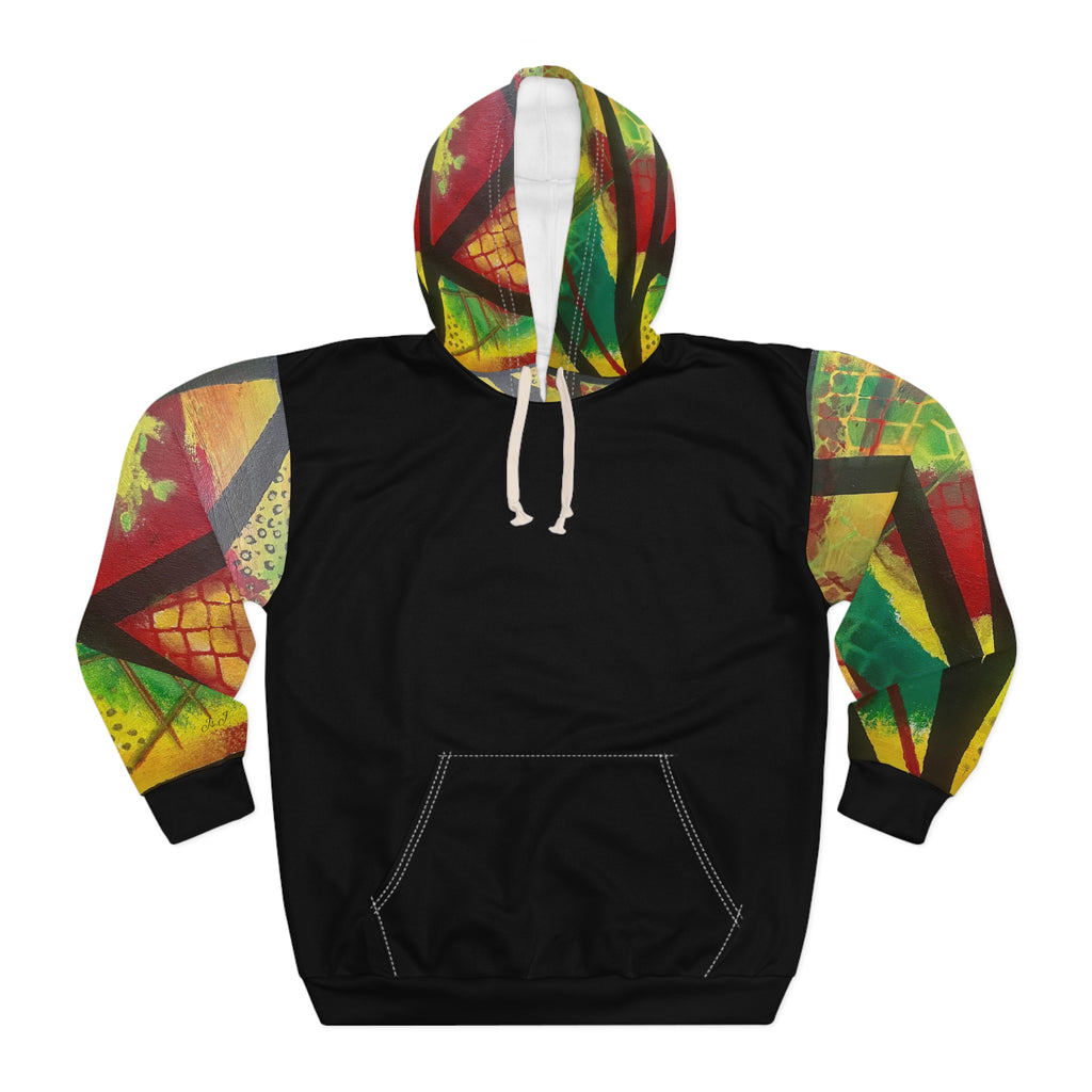 JAMAICA COLOURS Unisex Pullover Hoodie (AOP)