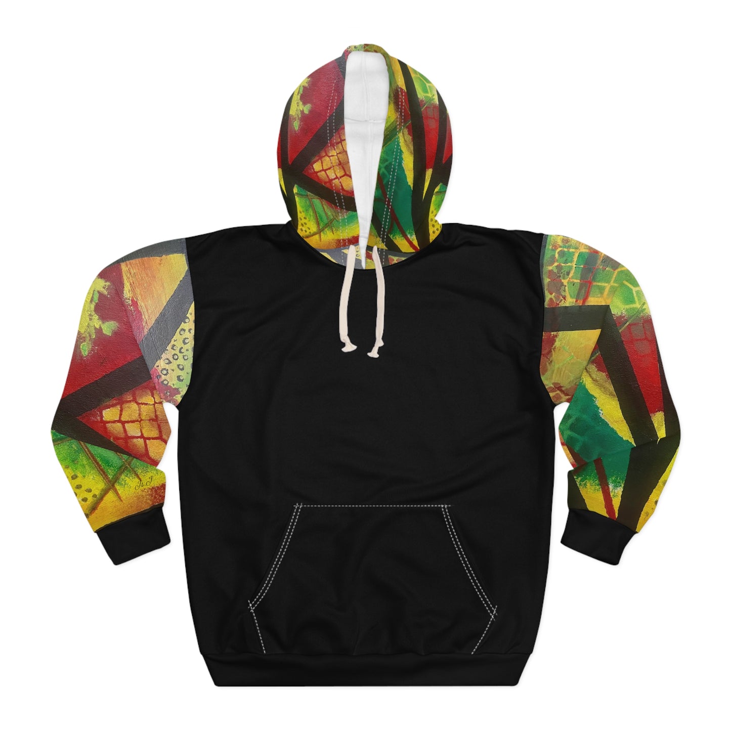 JAMAICA COLOURS Unisex Pullover Hoodie (AOP)
