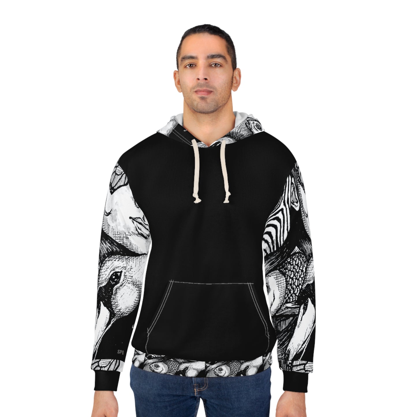 SPB RANGE Unisex Pullover Hoodie (AOP)