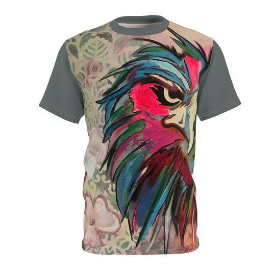HAND-PAINTED EAGLE Unisex Cut & Sew Tee (AOP)