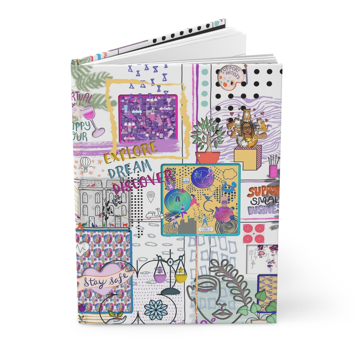 Hardcover Journal Matte - SUPPORT ARTISTS