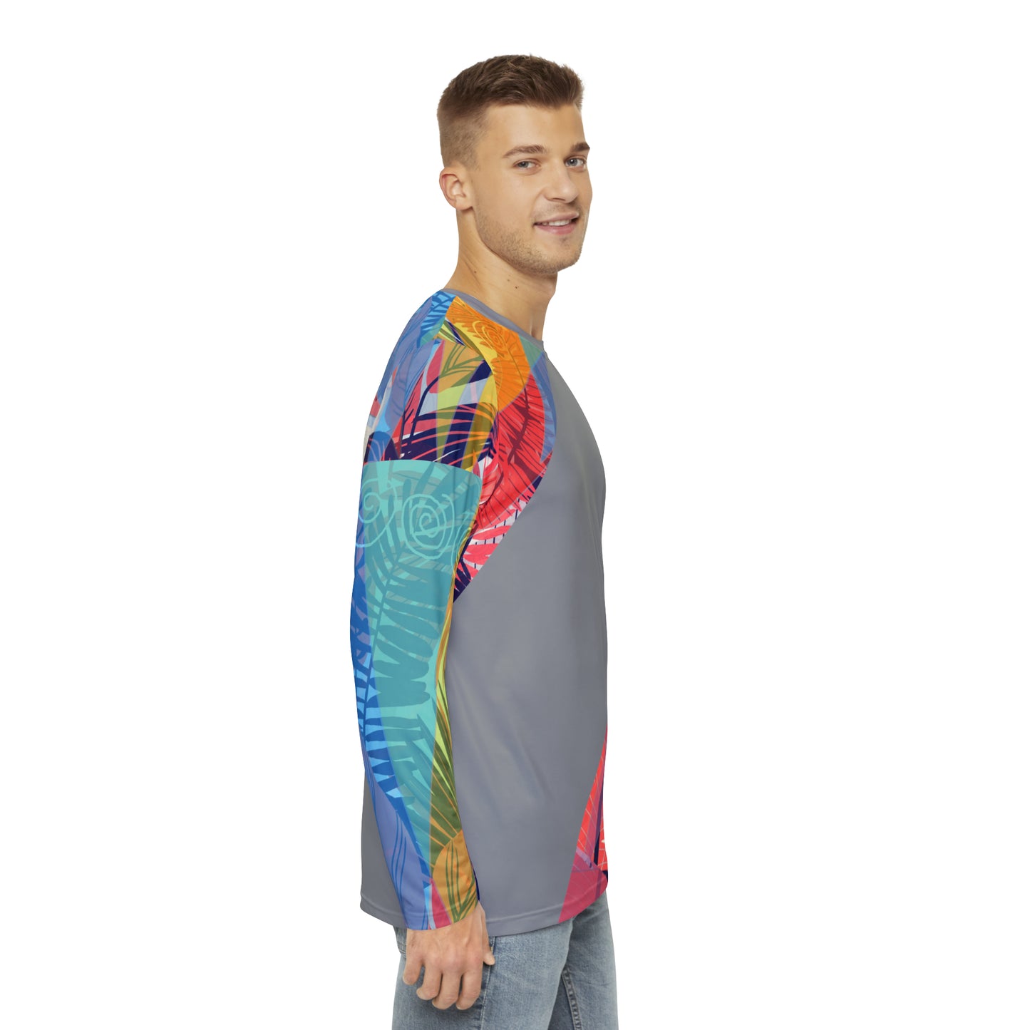 Men's Long Sleeve Shirt (AOP) CALYPSO DREAM