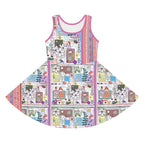 Girls' Sleeveless Sundress (AOP) DANCE IN THE RAIN