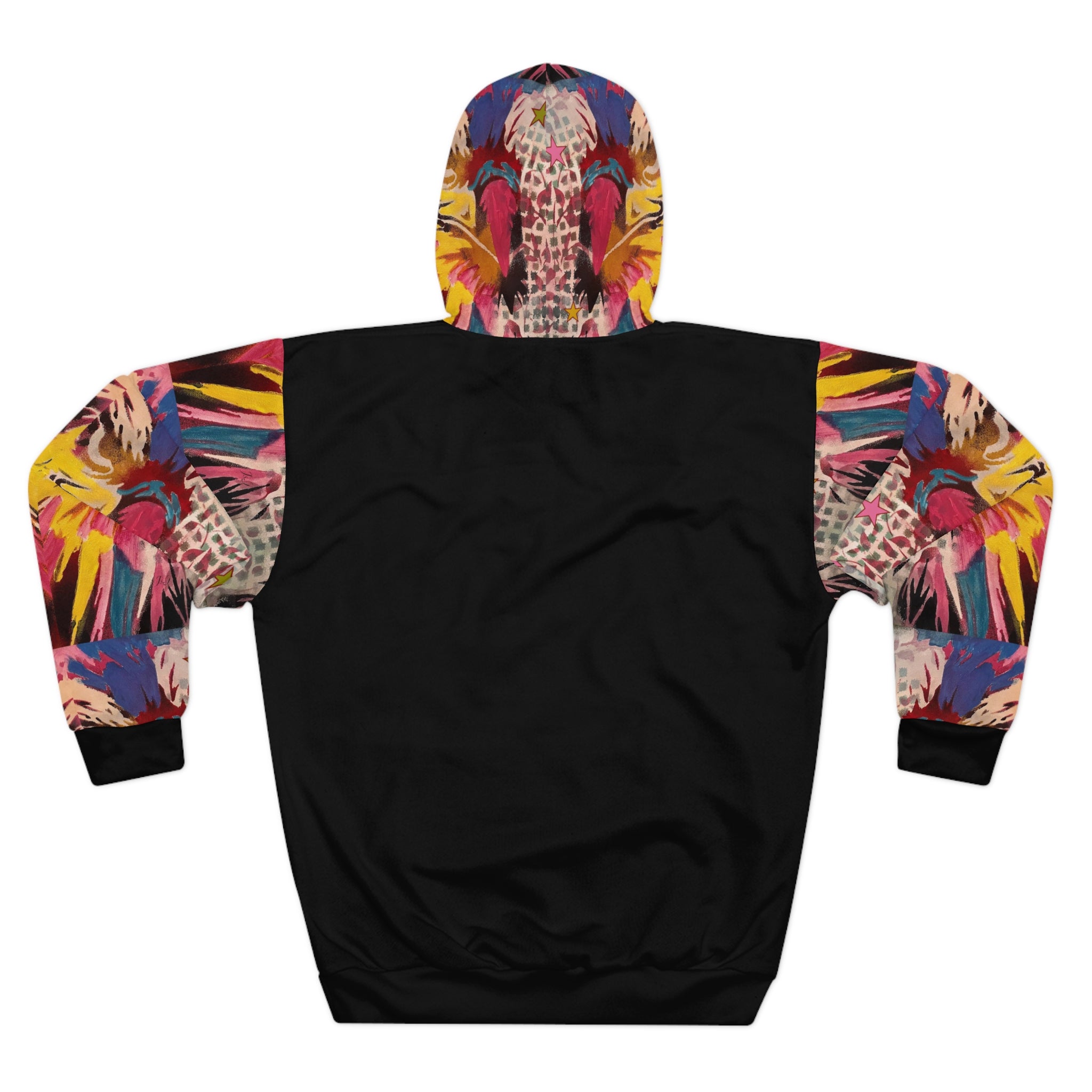 ENIGMA HAND-PAINTED Unisex Pullover Hoodie (AOP)