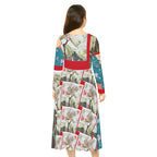 Women's Long Sleeve Dance Dress (AOP) TREE OF HOPE