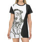 LADY BUTTERFLY T-Shirt Dress (AOP)