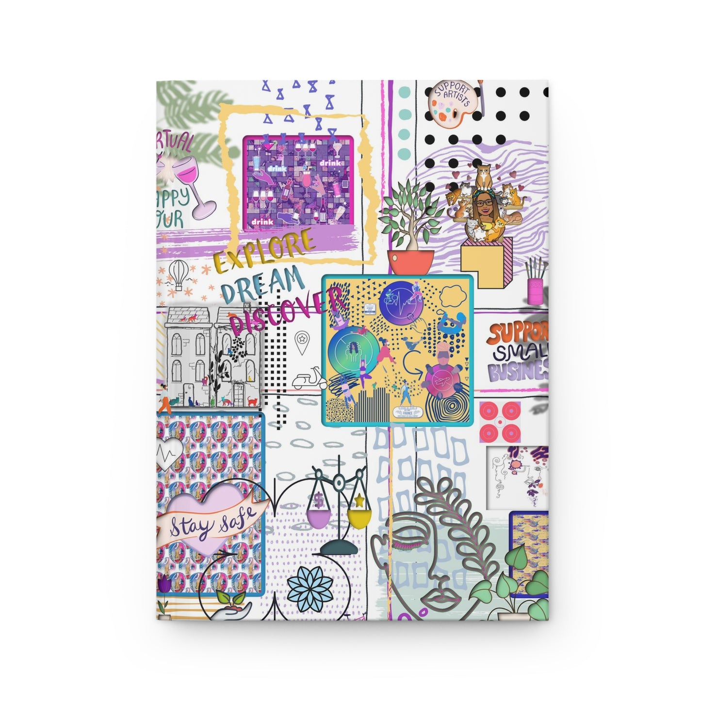 Hardcover Journal Matte - SUPPORT ARTISTS