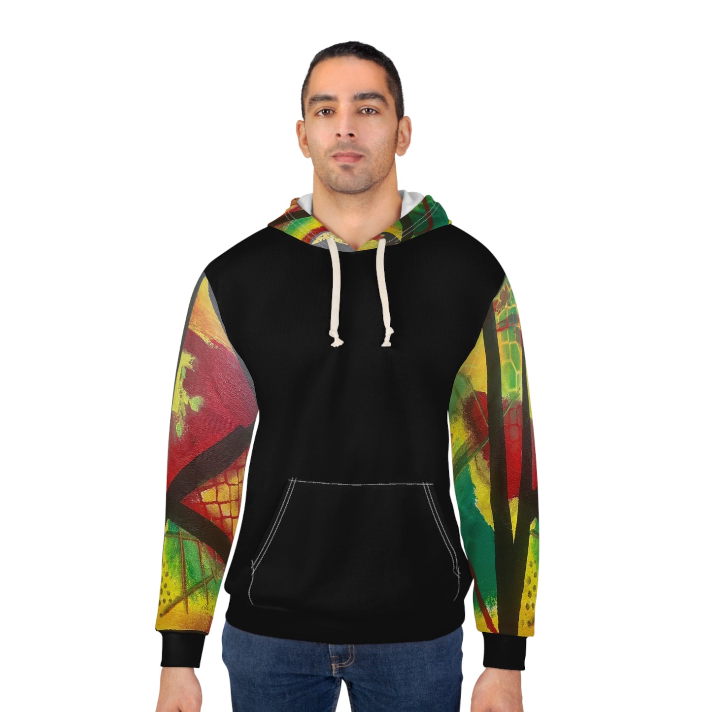 JAMAICA COLOURS Unisex Pullover Hoodie (AOP)