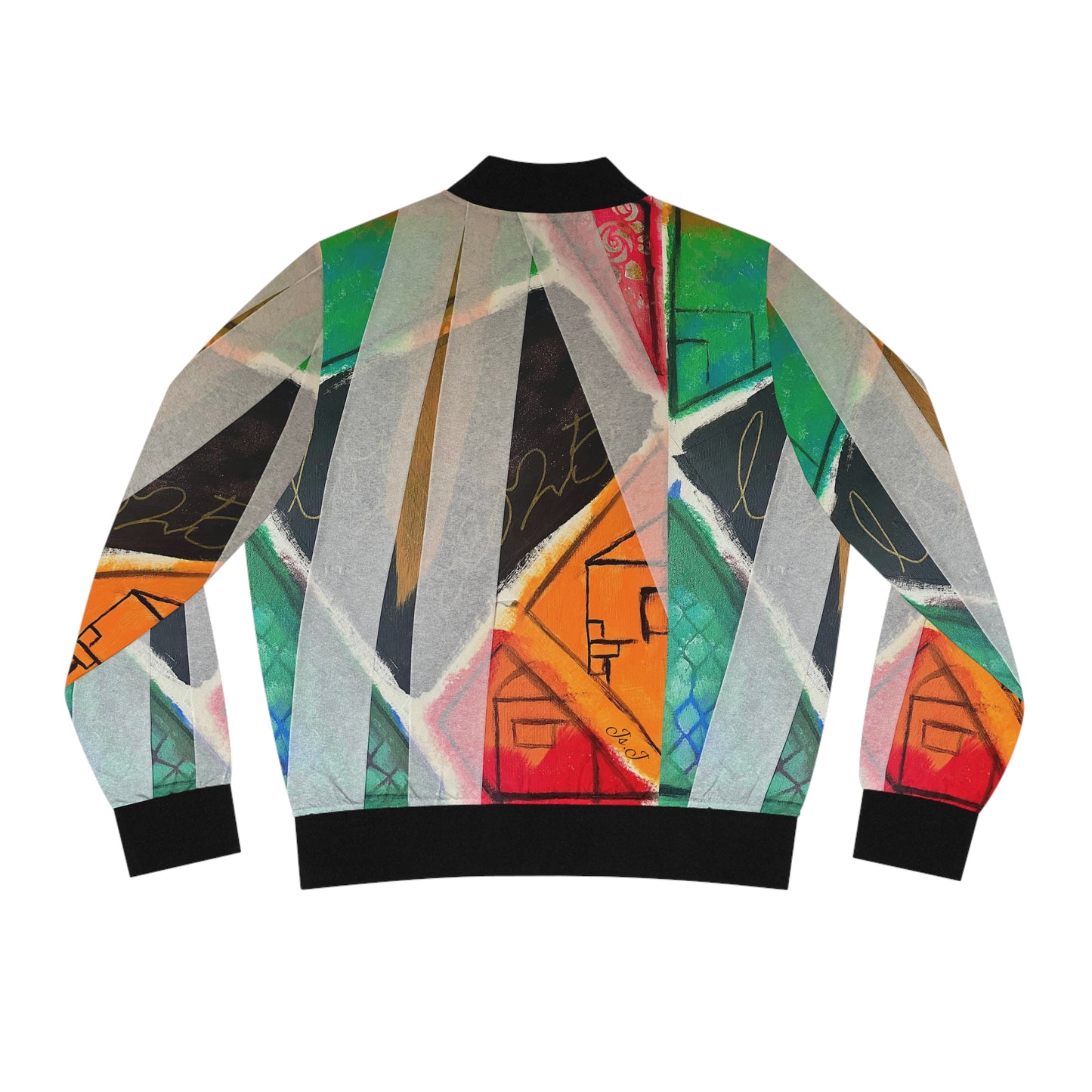 TAPED ART 4U Women's Bomber Jacket (AOP)