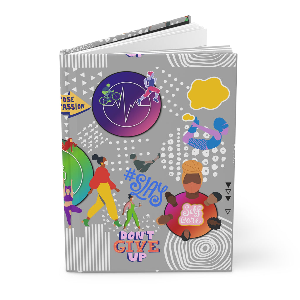 Hardcover Journal Matte - SLAY IN GREY